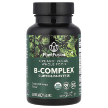 PlantFusion, Organic Vegan B-Complex, 30 Organic VegKapky