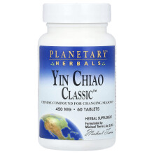 Planetary Herbals, Yin Chiao Classic, 60 Tabletter