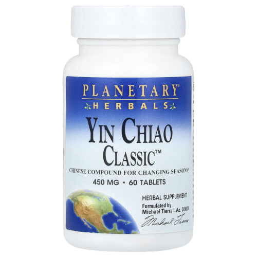 Planetary Herbals, Yin Chiao Clássico, 60 Comprimidos