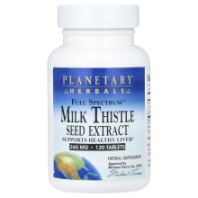 Planetary Herbals, Plná spektra extrakt z mléčného listu, 120 tabletky