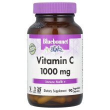 Bluebonnet Nutrition, Vitamin C, 1.000 mg, 90 Vegetariske Kapsler