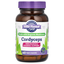 Oregon's Wild Harvest, Svamp Cordyceps, 60 Vegan kapsler