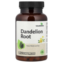 Futurebiotics, Dandelion Rot , 120 Vegetarian Kapslar (125 mg per Kapsel)