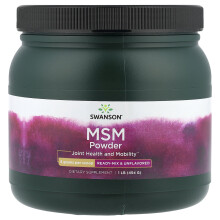 Swanson, MSM Poeder, Klaar-Mengsel & Ongevoopt, 5 g, 1 lb (454 g)