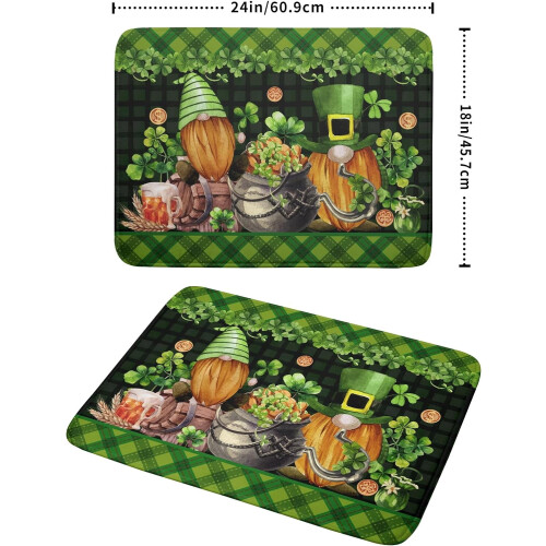 Πατάκι στεγνώματος πιάτων St Patrick's 18x24 ίντσες πράσινο 1