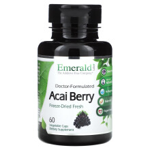 Emerald Laboratories, Acai Bær, 60 Vegetable Caps