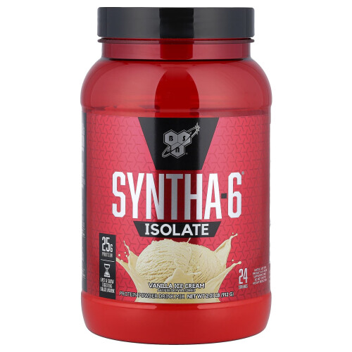 BSN BSN, Syntha-6 Ισότοπος, Πорошτό Πρωτεΐνης, Μίγμα Ποτού, Vanilla Ice Cream, 2.01 λίβρες (912 g)