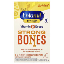 Enfamil, D·Vi·Sol, Vitamin-D-Tropfen, Starke Knochen, 0-12 Monate, 1,66 fl oz (50 ml)
