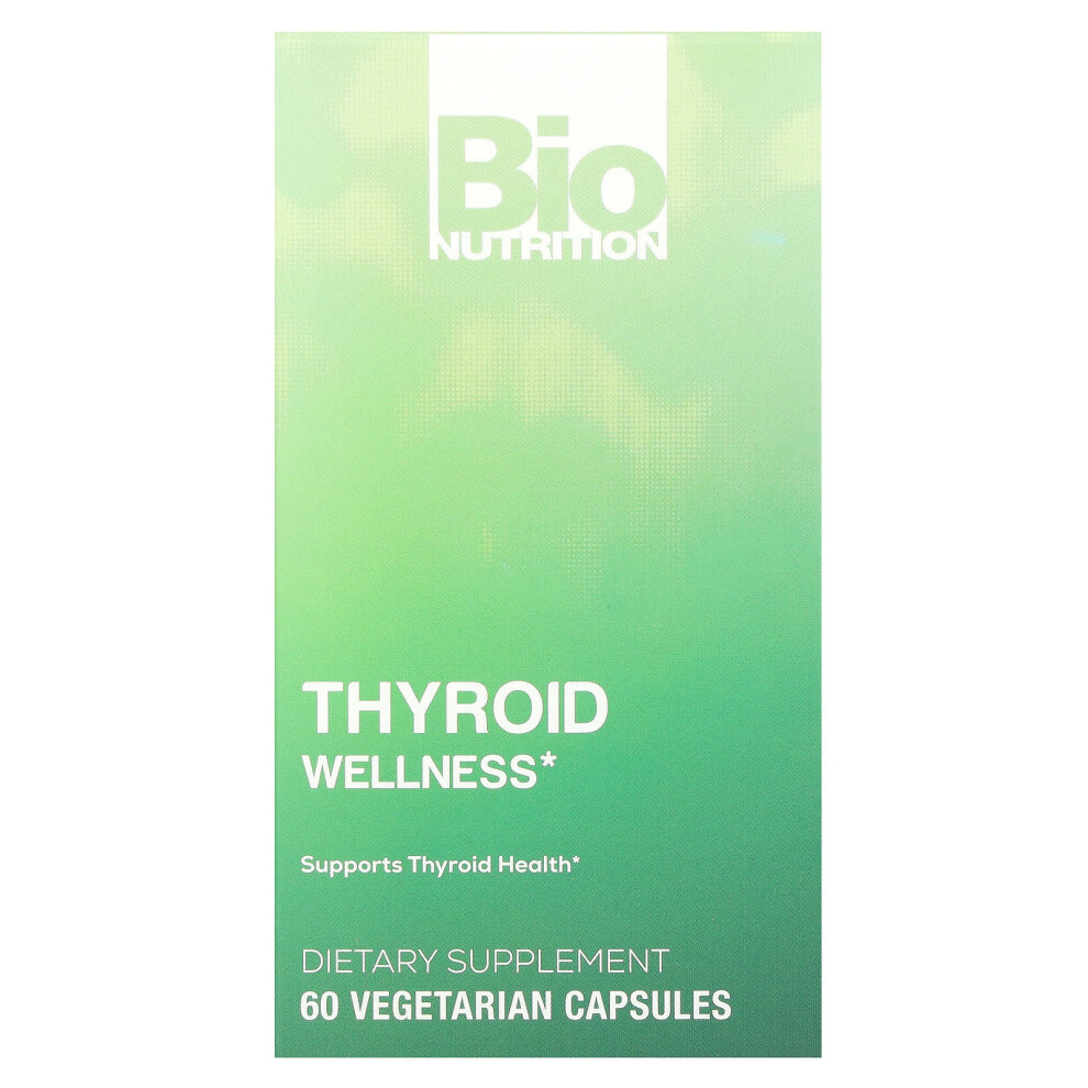 Bio Nutrition , Thyroid Wellness, 60 Vegetarian Capsules