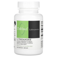DaVinci Laboratories of Vermont, L-Theanin, 200 mg, 120 Kapsler