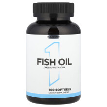 Rule One Proteins, Fiskolie, 1 g, 100 Softgels