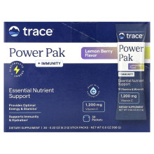 Trace Minerals Æ, PowerPak + Immunitas, Lemon Berry, 30 Paden, 0,19 oz (5,3 g) Elk