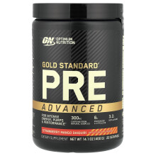 Optimum Nutrition, Gold Standard Pre Advanced, Strawberry Mango Daiquiri, 14,1 oz (400 g)