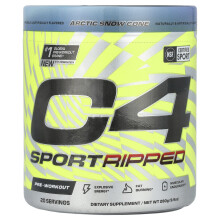 Cellucor, C4 Sport, Ripped, Edzéselőkészítő, Artik Snow Cone, 9,9 oz (280 g)