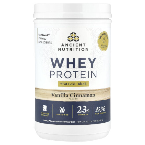 Αρχαία Διατροφή, Πρωτεΐνη Whey + Μίγμα Χαμηλής Λίπους, Βανίλια Κιννάμωμον, 1.26 lb (572 g)