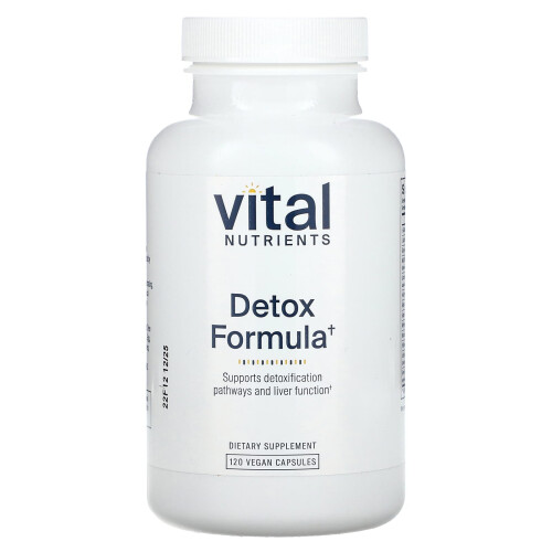 Vital Nutrients Formulă de Detox, 120 Capsule Vegan