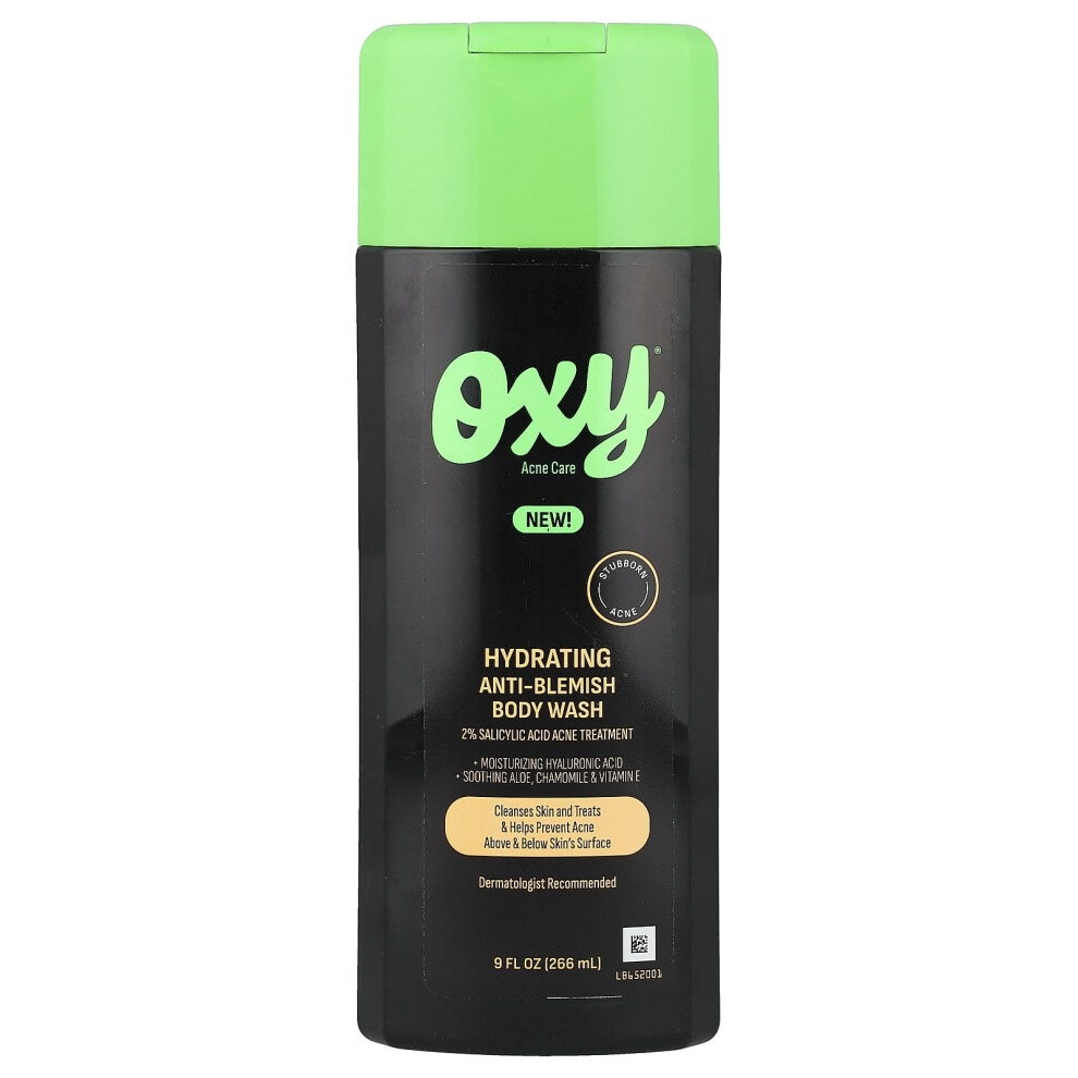 Oxy Skin Care , Hydrating Anti-Blemish Body Wash, 9 Fl Oz (266 Ml)