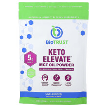 BioTRUST, Keto Elevate, Pulbere de Ulei MCT C8, Neîndulcită, 6.35 oz (180 g)