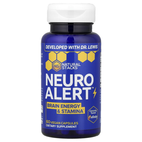 Natural Stacks, Neuro Alert, 60 Βέγκαν Κپسούλες