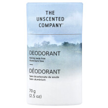 The Unscented Company, Deodorant, Aluminiumvrij, Geurloos, 2,5 oz (70 g)