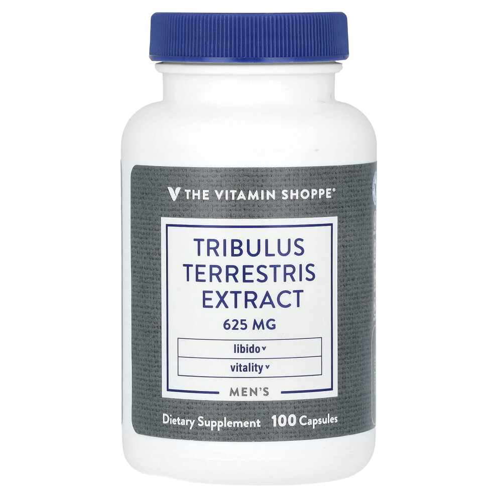 The Vitamin Shoppe , Men's Tribulus Terrestris Extract, 625 Mg, 100 Capsules