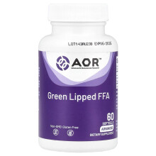 Advanced Orthomolecular Research AOR, Green Lipped FFA, 60 Softgels