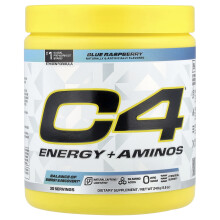 C4 / Cellucor C4 Energy + Aminos, Blue Raspberry, 8,8 oz (249 g)