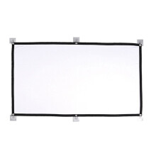 150 Inch Portable Projector Screen 16:9 Simple Projector Curtain High Density Soft Projection Screen for Home Office
