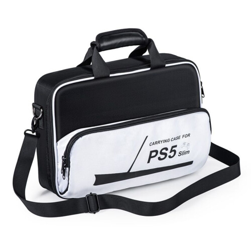 Carrying Case for PS5 Slim, Large Capacity Travel Case Storage Bag for PS5 Console,Controller,Headset,Other Accessories