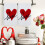 Kitchen Towel Red Hearts 23.6 x 15.8 Inch 3