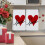 Kitchen Towel Red Hearts 23.6 x 15.8 Inch 4