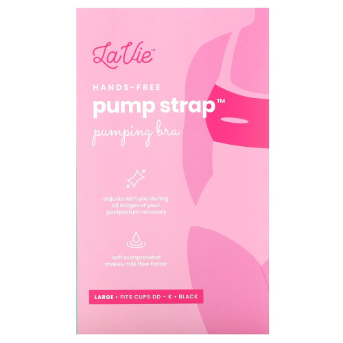 LaVie, Pump Στραπ, Μηχανή Ελεύθερη Pumping Μπράσα, Μεγάλη, Μαύρη, 1 Σύνδεσμος