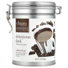 Chuao Chocolatier, Chocolate para Beber, Deluxious Dark, 12 oz (340 g)