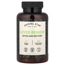 Renovação do Fígado, Crystal Star, 60 Cápsulas Vegetarianas