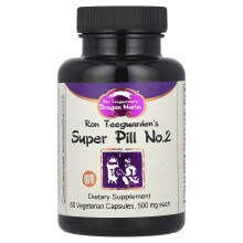 Dragon Herbs, Super Pill No. 2, 500 mg, 60 Vegetariske Kapsler