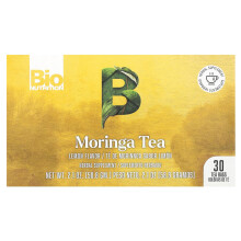 Bio Nutrition, Moringatea, Koffievrij, Citroen, 30 Theezakjes, 2,1 oz (58,8 g)