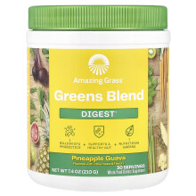 Amazing Grass, Greens Blend, Digest, Pineapple Guava, 7,4 oz (210 g)