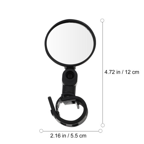 Worgeous2pcs Καθρέφτες τιμονιού ποδηλάτου Αξεσουάρ ποδηλάτου οπισθοπορείας ασφαλείας 1