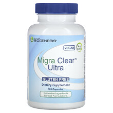 Nutra BioGenesis, Migra Clear Ultra, 120 Kapsułek