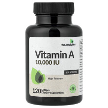 Futurebiotics, Vitamin A, 3.000 mcg RAE (10.000 IU), 120 Softgels