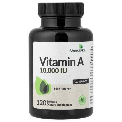 Futurebiotics, Βιταμίνη A, 3,000 mcg RAE (10,000 IU), 120 Μυαγδέλες