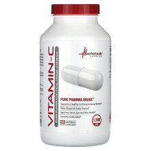 Metabolic Nutrition, Βιταμίνη-C, 1,500 mg, 180 Φυτοκαπσούλες (750 mg ανά Φυτοκαψούλα)