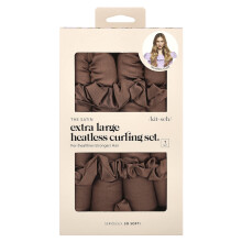 Kitsch, A szatén hőtlenül keringő hajágyag, Extra Large, Csokoládé, 1 csomag