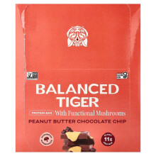 Balanced Tiger, Proteinbar, Erdnussbutter-Chip, 12 Stück, 1,55 oz (44 g) pro Stück