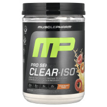MusclePharm, Pro Series Clear-ISO, Eiwitpoeder Drink Mix, Zure Peach Rings, 1,14 lbs (520 mg)