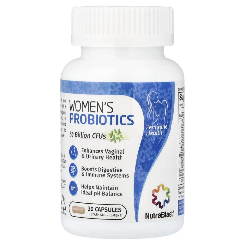 NutraBlast, Kvinders Probiotika, 30 Kapsler