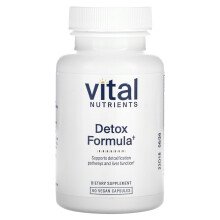 Vital Nutrients, Detox Formel, 60 Vegan Kapsler