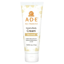 Carlson, A-D-E, Hand- und Körpercreme, Unparfümiert, 4 oz (113 g)