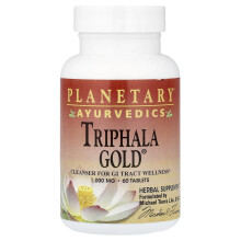 Planetary Herbals, Ayurvedics, Triphala Gold, 60 Tabletter