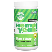 Manitoba Harvest, Proteína de Hemp Orgánica, Hemp Yeah! Max Fiber, Sin Azúcar, 1 lb (454 g)